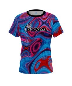 900 Global Red Pink Hallucinate CoolWick Bowling Jersey