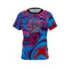 Big Bowling Red Pink Hallucinate CoolWick Bowling Jersey