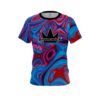 Brunswick Red Pink Hallucinate Coolwick Bowling Jersey