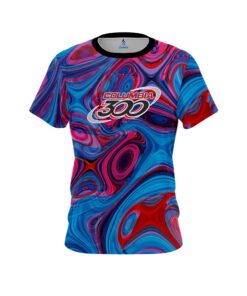 Columbia 300 Red Pink Hallucinate CoolWick Bowling Jersey