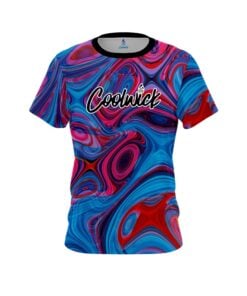 Signature Red Pink Hallucinate CoolWick Bowling Jersey