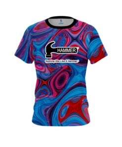 Hammer Red Pink Hallucinate CoolWick Bowling Jersey