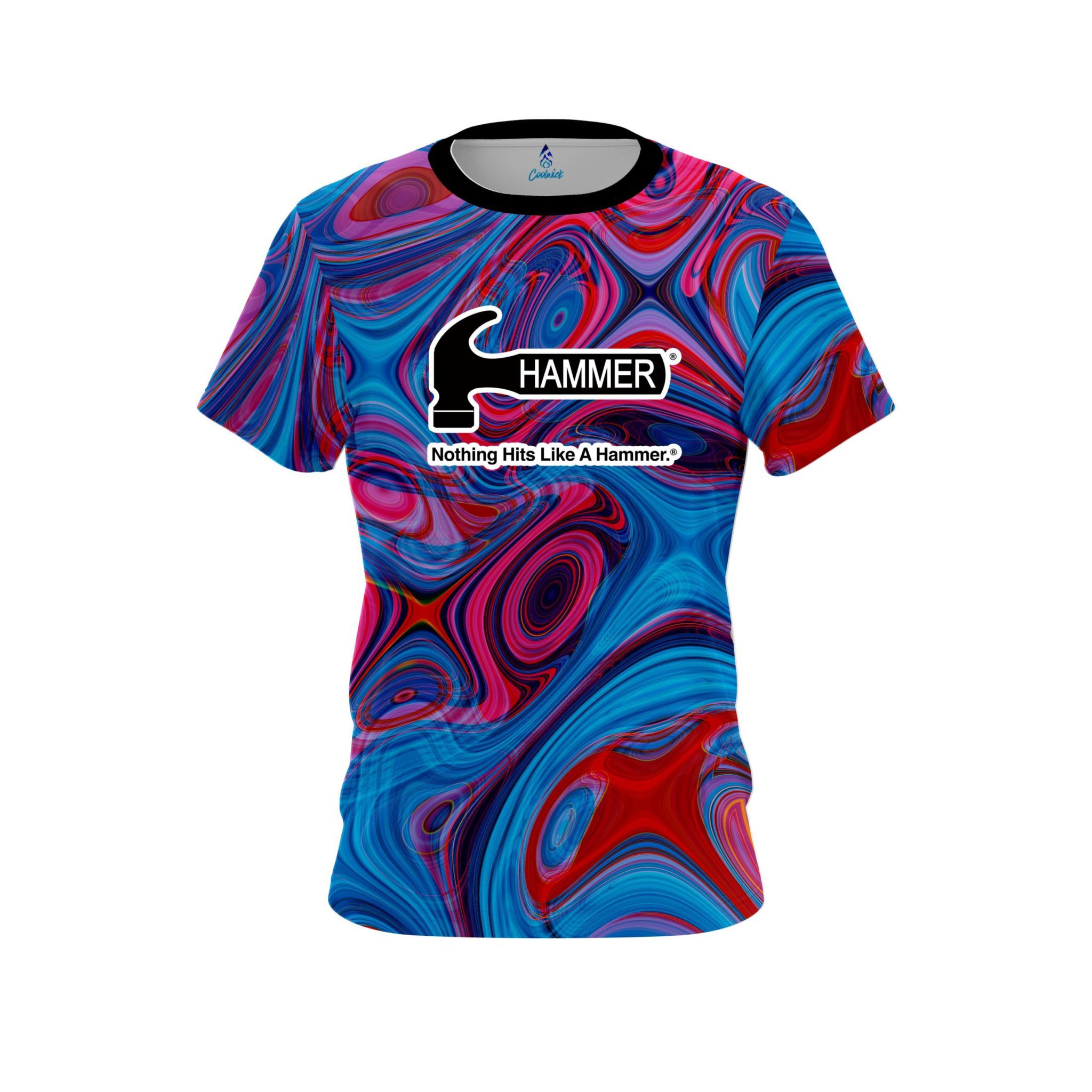 Hammer Red Pink Hallucinate CoolWick Bowling Jersey