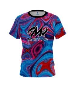 Motiv Red Pink Hallucinate CoolWick Bowling Jersey