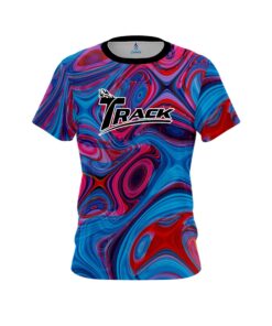 Track Red Pink Hallucinate CoolWick Bowling Jersey