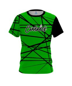 Signature Distracted Lime Green CoolWick Bowling Jersey