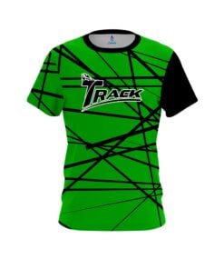 Track Distracted Lime Green CoolWick Bowling Jersey
