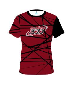 Columbia 300 Distracted Scarlet CoolWick Bowling Jersey