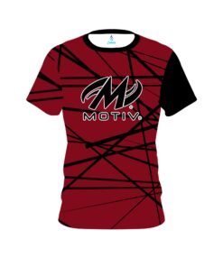 Motiv Distracted Scarlet CoolWick Bowling Jersey