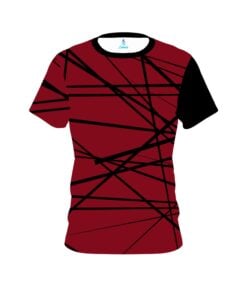 Plain Distracted Scarlet CoolWick Bowling Jersey