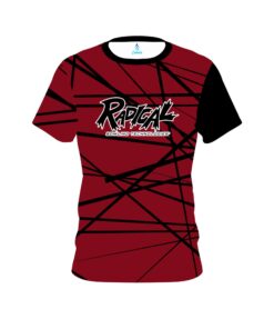 Radical Distracted Scarlet CoolWick Bowling Jersey