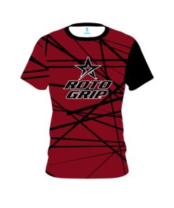 Roto Grip Distracted Scarlet Grungey CoolWick Bowling Jersey
