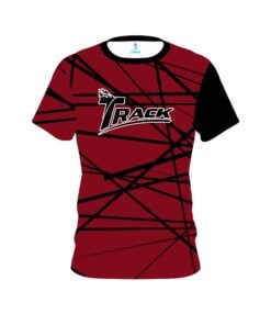 Track Distracted Scarlet CoolWick Bowling Jersey