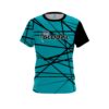 900 Global Distracted Teal Green CoolWick Bowling Jersey