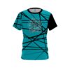 Big Bowling Distracted Teal CoolWick Bowling Jersey