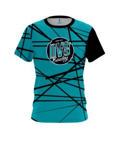 DV8 Distracted Teal CoolWick Bowling Jersey