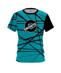 Ebonite Distracted Teal CoolWick Bowling Jersey
