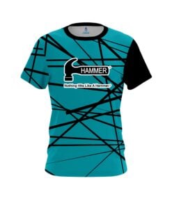 Hammer Distracted Teal CoolWick Bowling Jersey