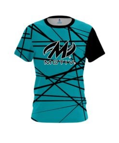 Motiv Distracted Teal CoolWick Bowling Jersey