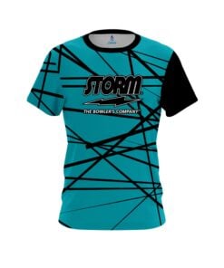 Storm Distracted Teal CoolWick Bowling Jersey