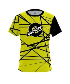 Ebonite Distracted Yellow CoolWick Bowling Jersey