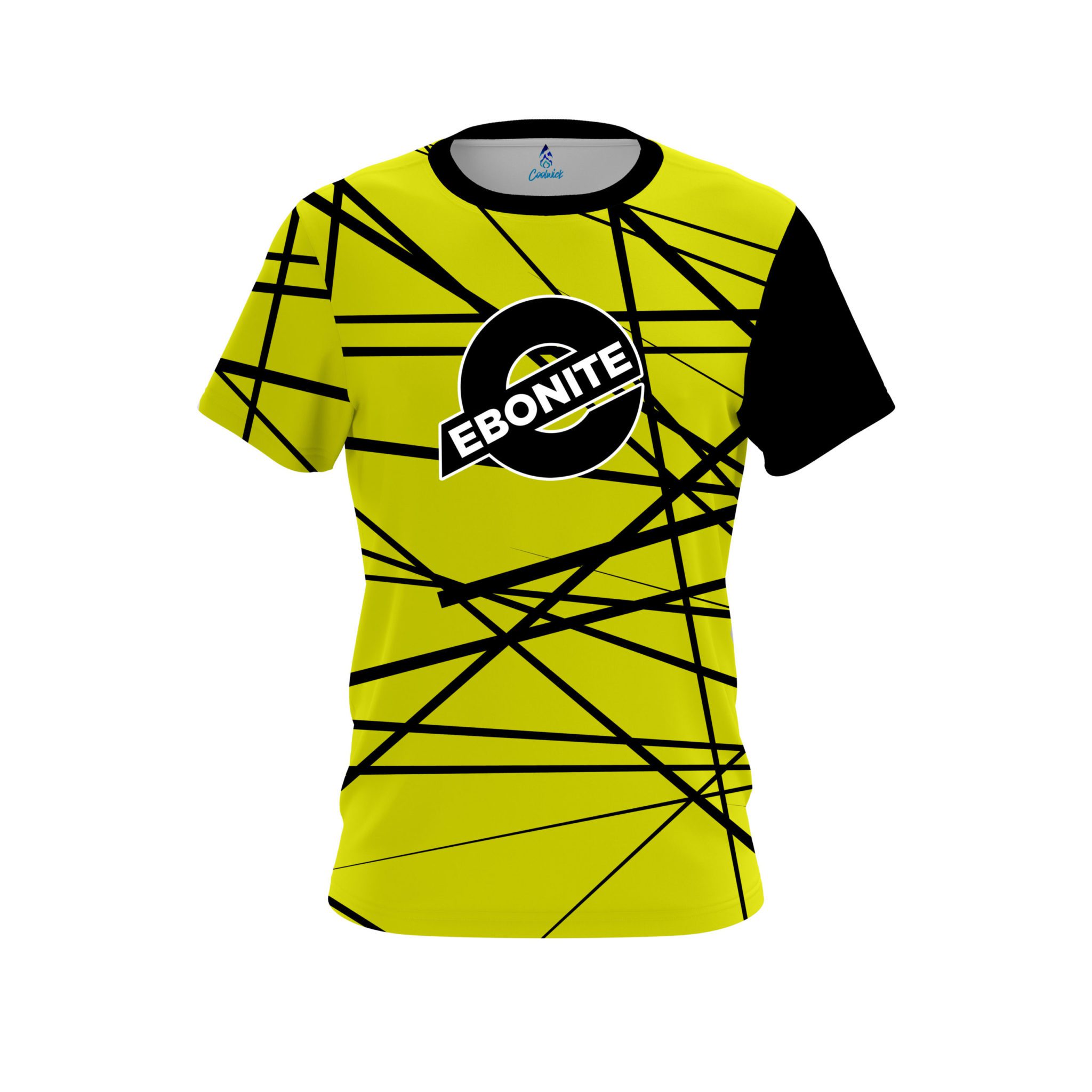 Ebonite Distracted Yellow CoolWick Bowling Jersey