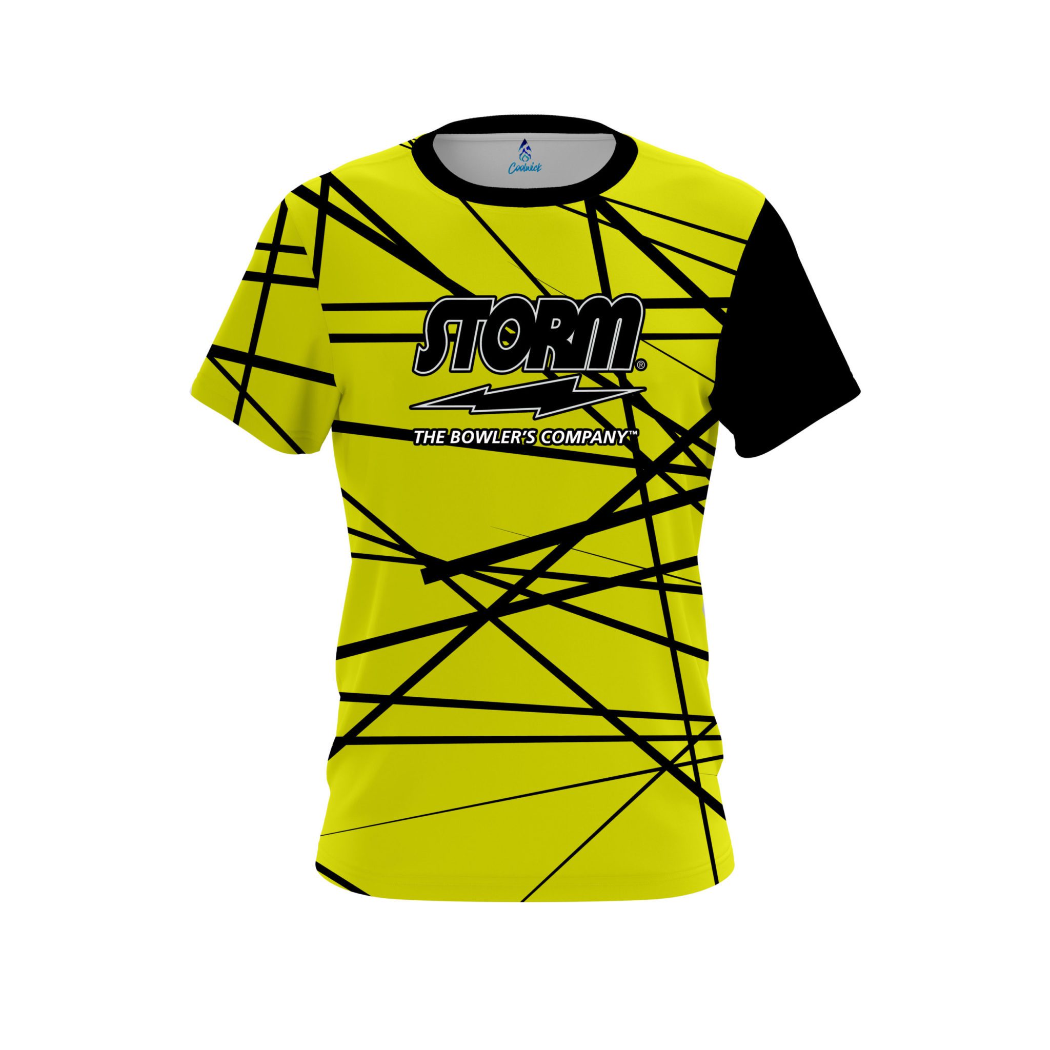 Storm Distracted Yellow CoolWick Bowling Jersey