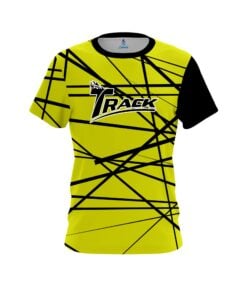 Track Distracted Yellow CoolWick Bowling Jersey