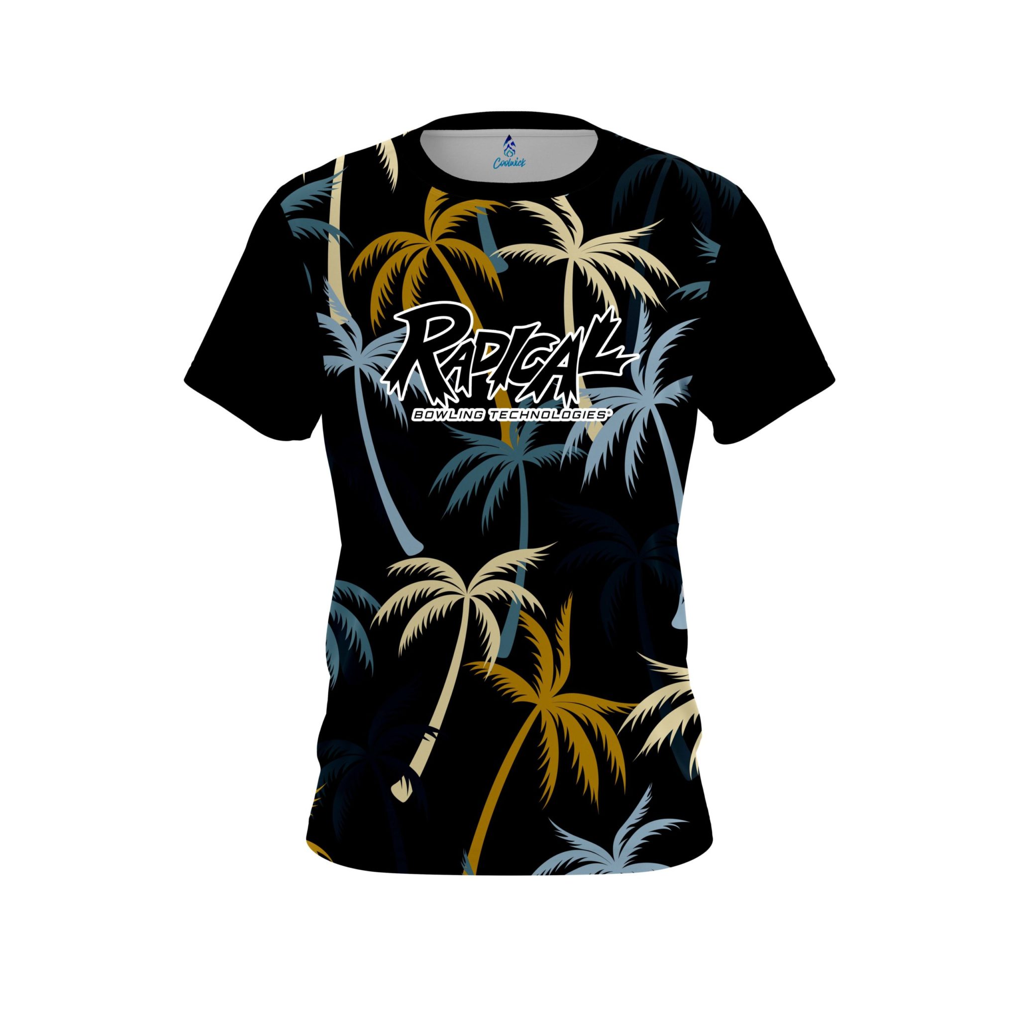 Radical Neutral Palm Trees CoolWick Bowling Jersey