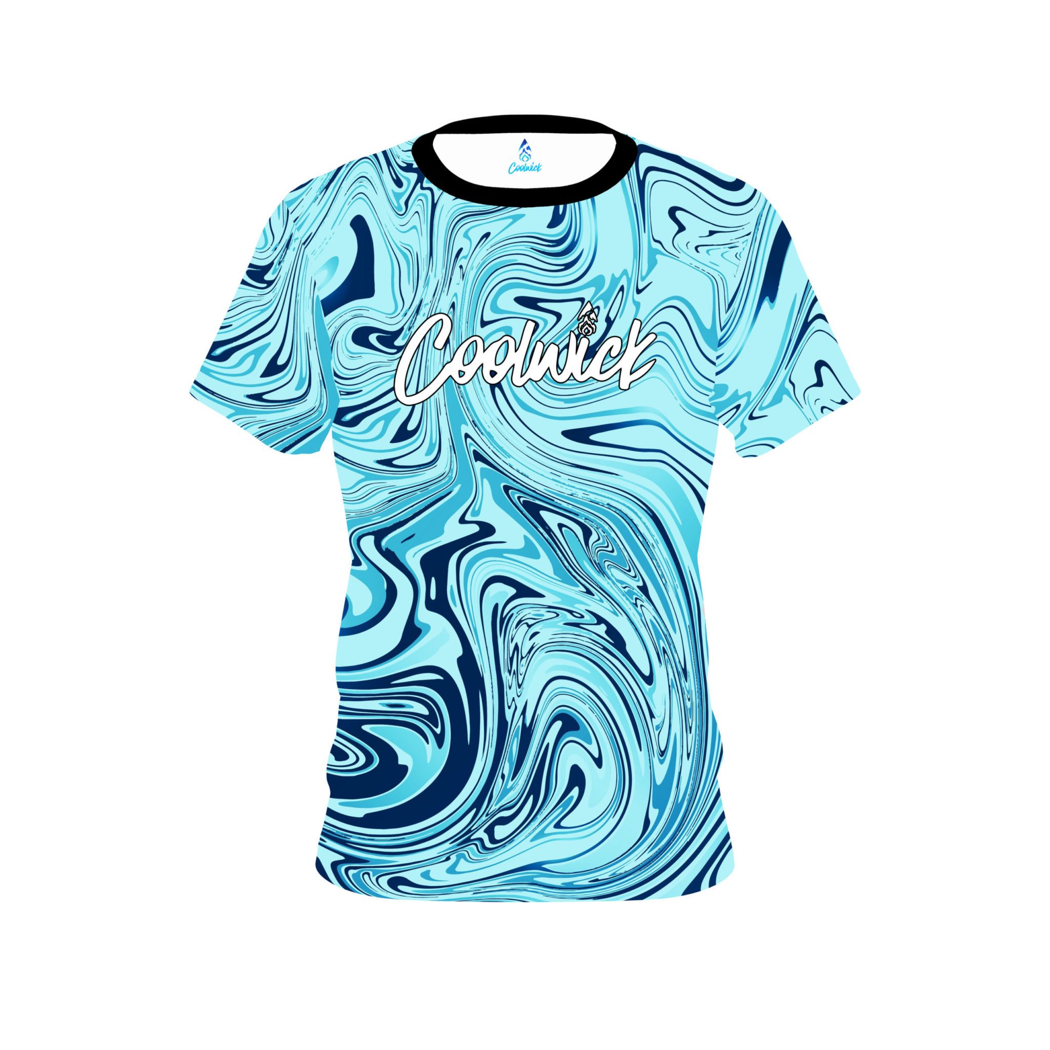 Signature Blue Hallucinate CoolWick Bowling Jersey