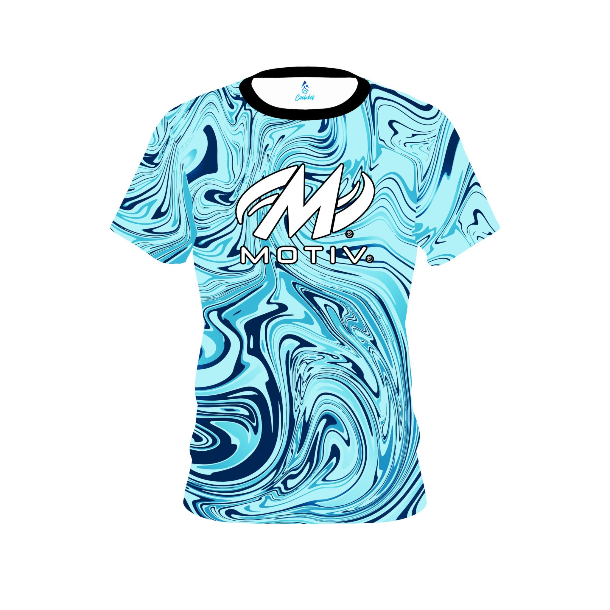 Motiv Blue Hallucinate CoolWick Bowling Jersey
