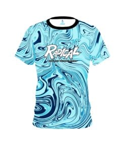 Radical Blue Hallucinate CoolWick Bowling Jersey
