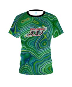 Columbia 300 Green Hallucinate CoolWick Bowling Jersey