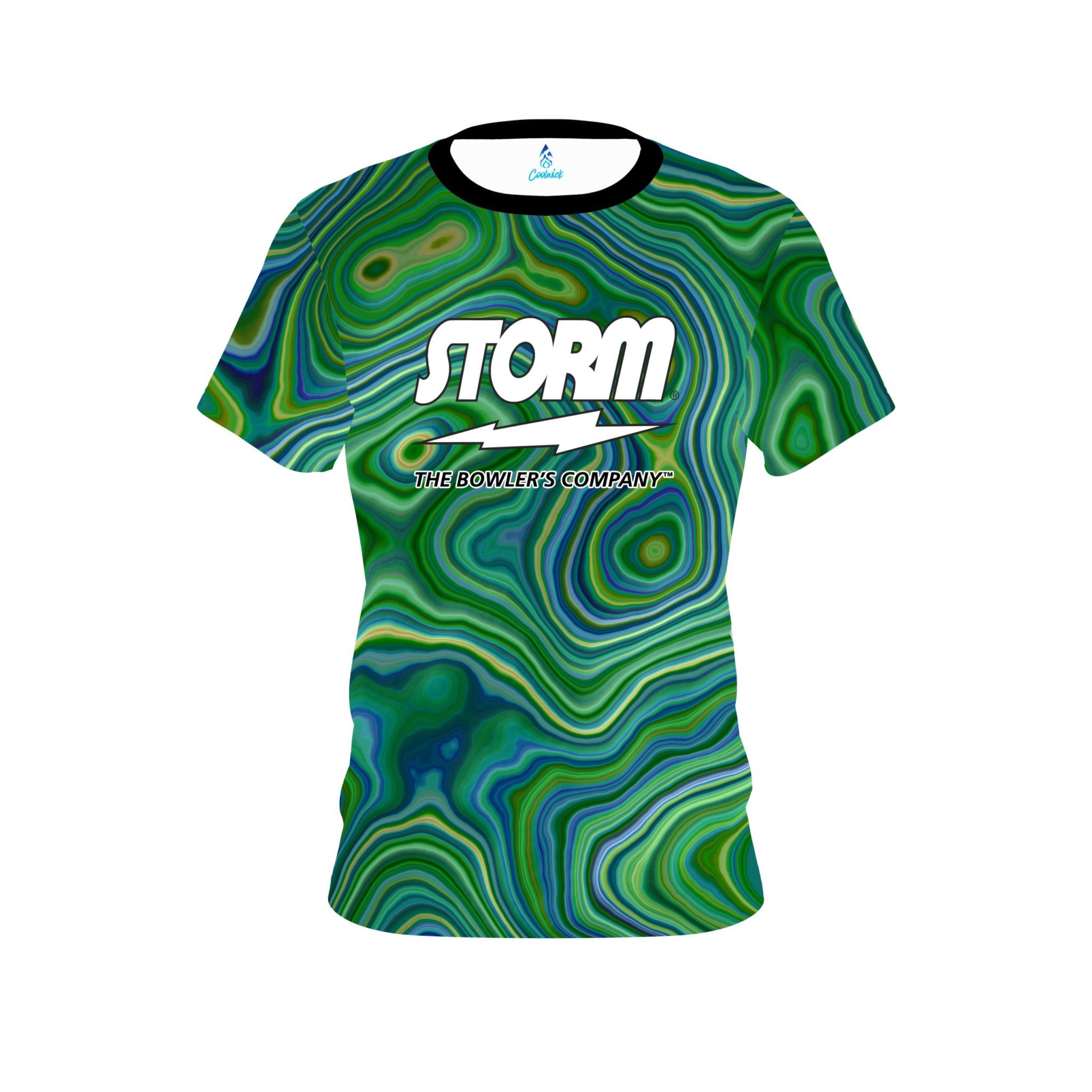 Storm Green Hallucinate CoolWick Bowling Jersey