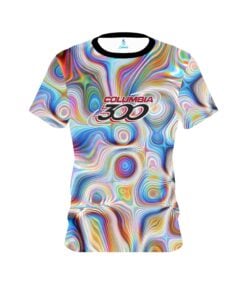 Columbia 300 Rainbow Hallucinate CoolWick Bowling Jersey