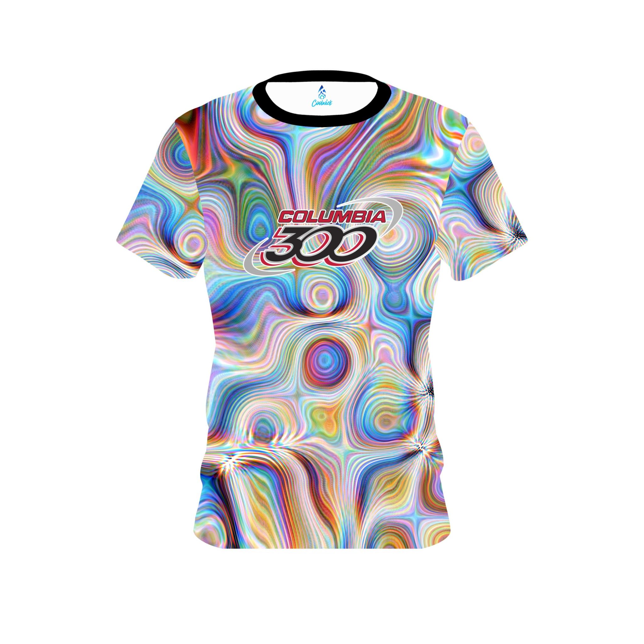 Columbia 300 Rainbow Hallucinate CoolWick Bowling Jersey