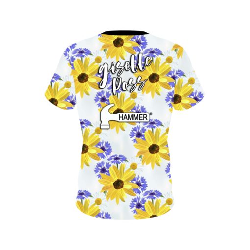 Hammer Giselle Poss CoolWick Sunflowers Bowling Jersey - Image 2