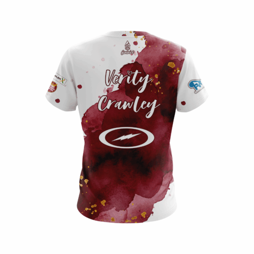 Verity Crawley Golden Love Replica CoolWick Bowling Jersey - Image 2