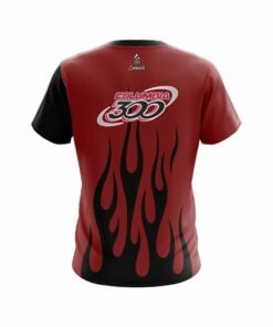 Alternative view of Columbia 300 Red Brick Flaming CoolWick Bowling Jersey