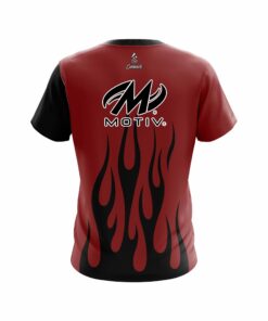 Alternative view of Motiv Red Brick Flaming CoolWick Bowling Jersey