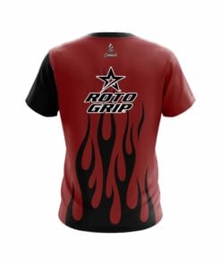 Alternative view of Roto Grip Red Brick Flaming CoolWick Bowling Jersey