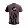 Ebonite Eggplant Flaming CoolWick Bowling Jersey - Image 2