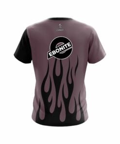 Alternative view of Ebonite Eggplant Flaming CoolWick Bowling Jersey