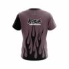 Radical Eggplant Flaming CoolWick Bowling Jersey - Image 2