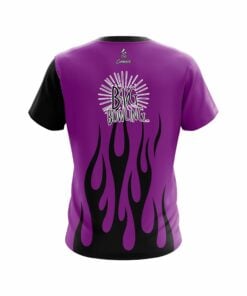 Alternative view of Big Bowling Purple Flaming CoolWick Bowling Jersey
