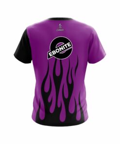 Alternative view of Ebonite Purple Flaming CoolWick Bowling Jersey