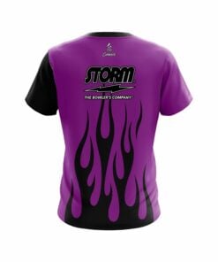 Alternative view of Storm Purple Flaming CoolWick Bowling Jersey