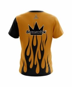 Alternative view of Brunswick Rust Flaming Coolwick Bowling Jersey