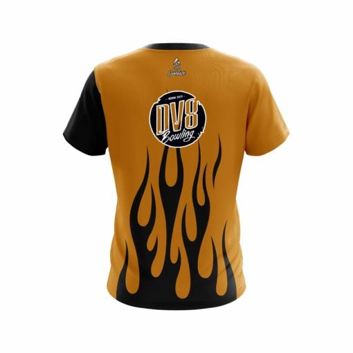 DV8 Rust Flaming CoolWick Bowling Jersey - Image 2