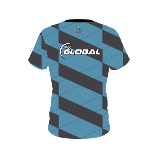 900 Global Blue Slanted CoolWick Bowling Jersey - Image 2